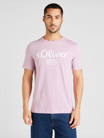 s.Oliver Shirt in Lila: Vorderseite