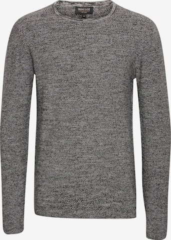 INDICODE JEANS Sweater 'Jadas' in Grey: front