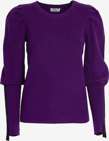 Pull-over Influencer en violet : devant