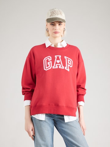 GAP Sweatshirt 'LOVE' in Rot: Vorderseite
