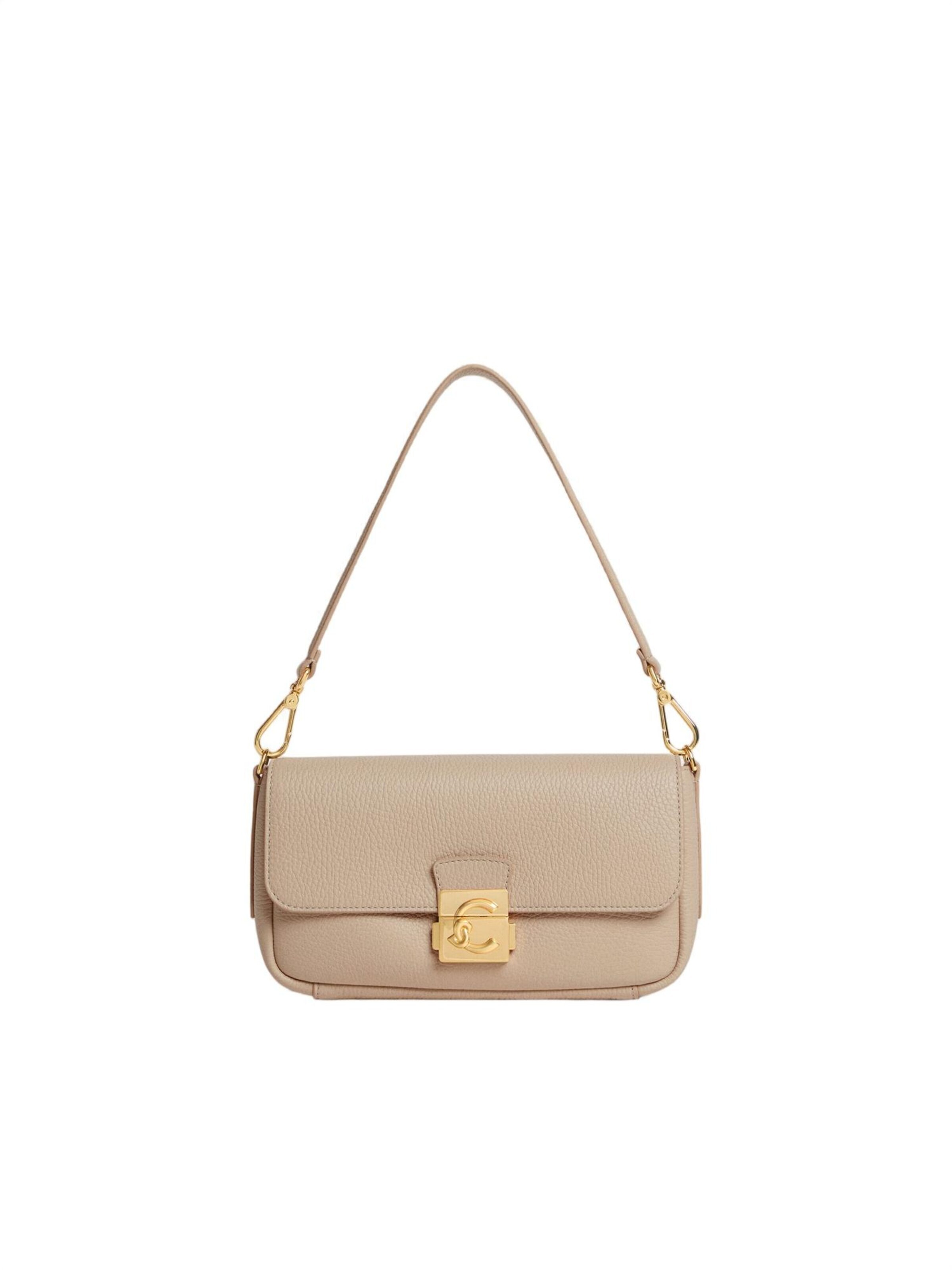 Coccinelle Handbag 'Me Lock S26 1' in Beige: front