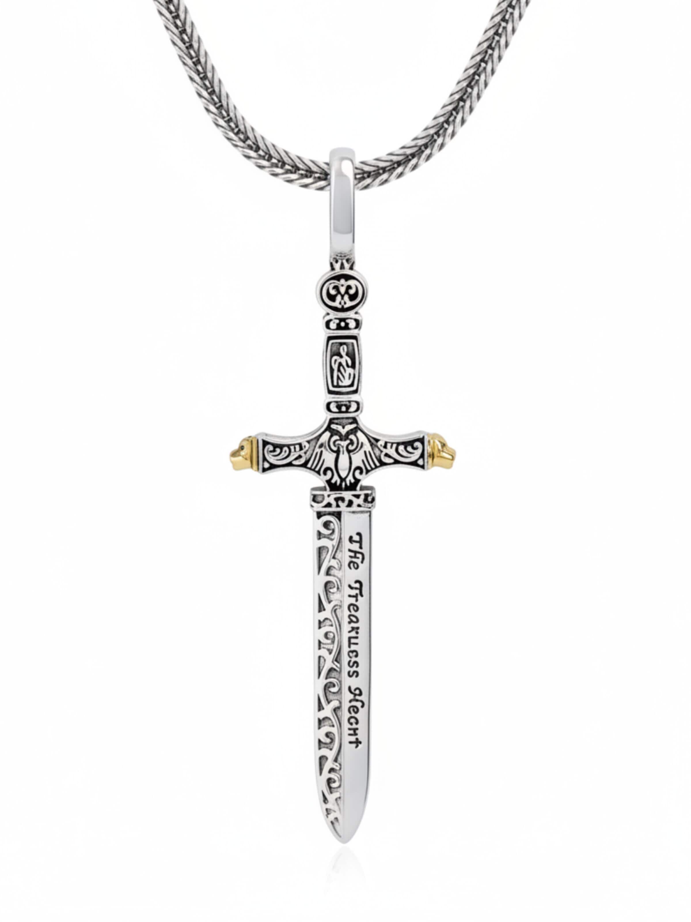 Eternal Kette 'Ritter'‌‌‌‌ in Silber: Vorderseite