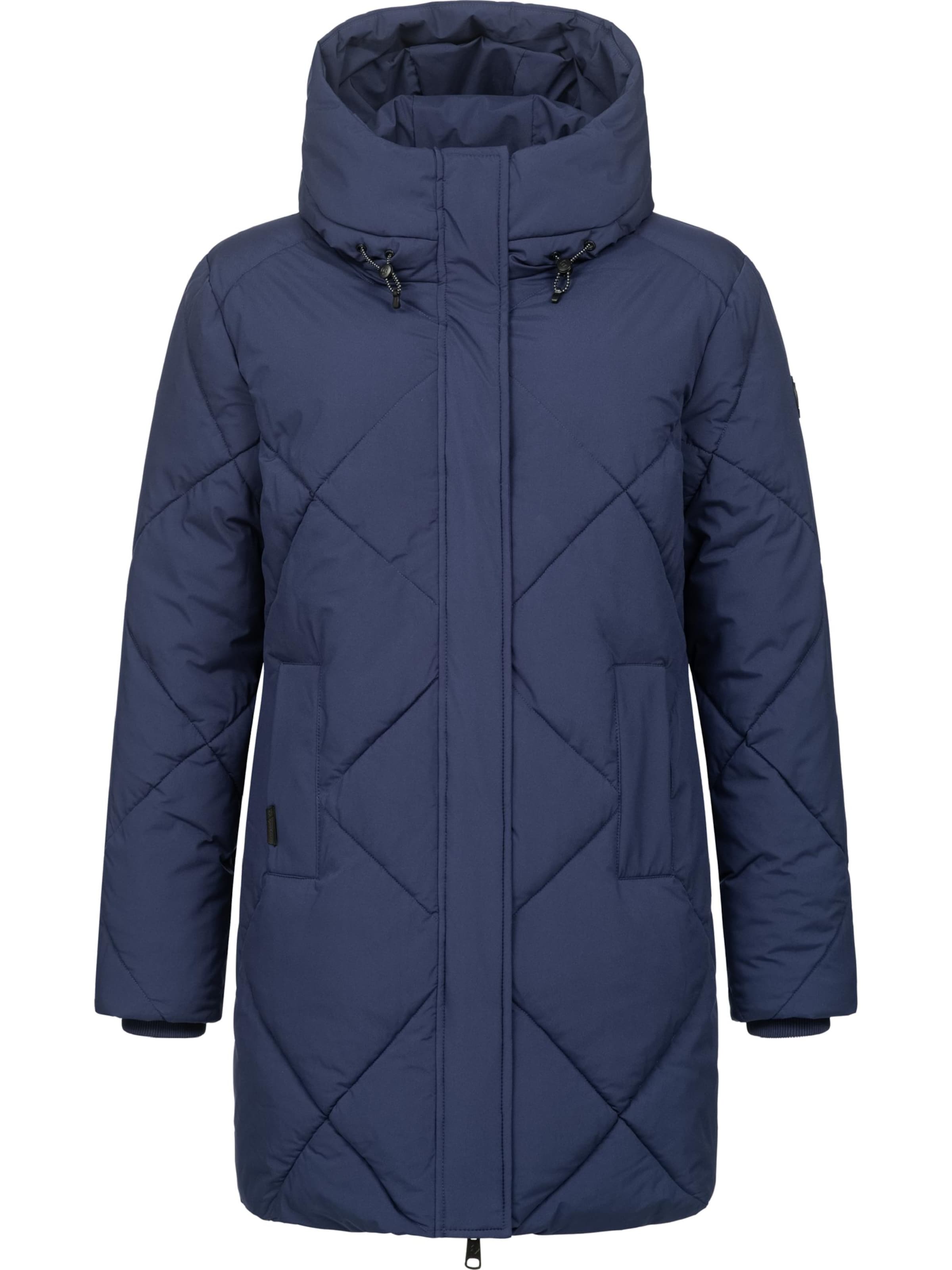Ragwear Functionele mantel 'Diamanta' in Blauw: voorkant