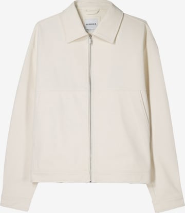Veste mi-saison Bershka en beige : devant