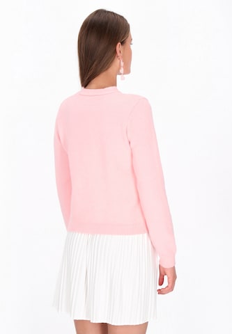 MYMO - Casaco de malha 'Young Fashion' em rosa