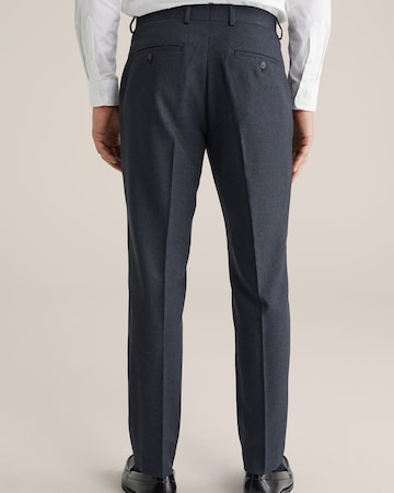 WE Fashion Slimfit Pantalon in Blauw