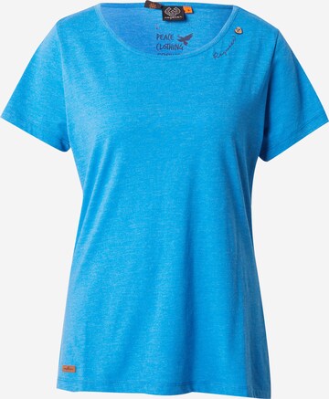 Ragwear T-Shirt 'MINTT COMFI' in Blau: predná strana