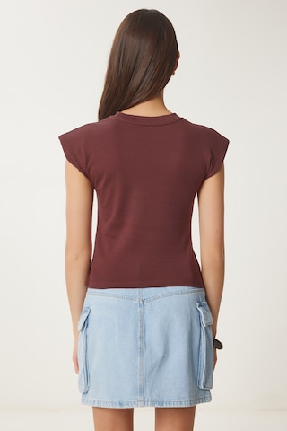 Happiness İstanbul Tričko - Hnedá