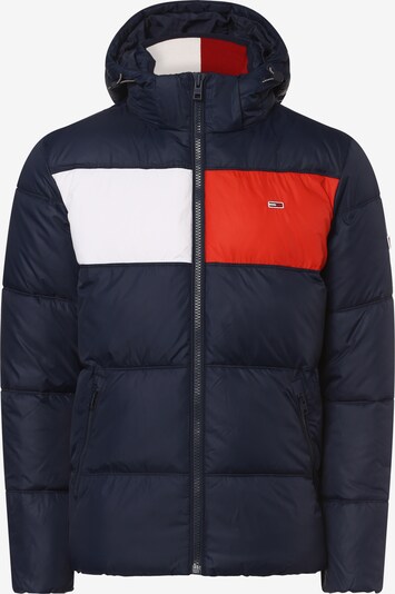 Tommy Jeans Winterjas in de kleur Navy / Rood / Wit, Productweergave