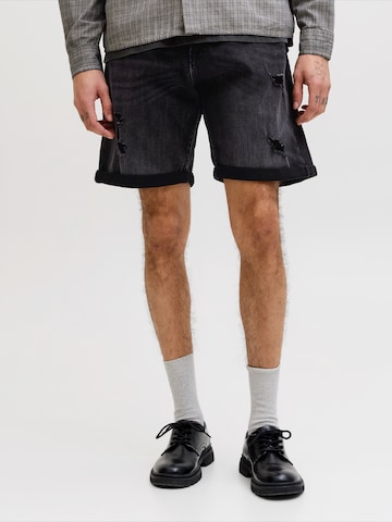 JACK & JONES Обычный Джинсы 'JJIRICK JJFOX' в Черный: спереди