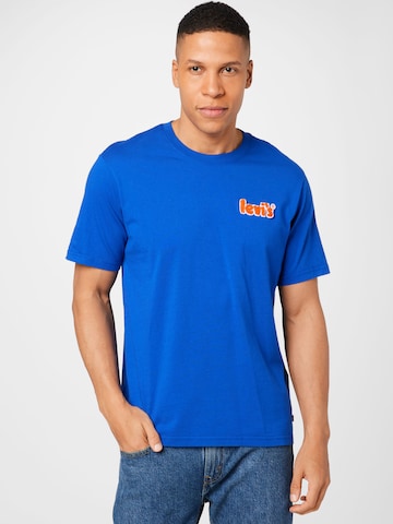 T-Shirt 'Relaxed Fit Tee' LEVI'S ® en bleu : devant