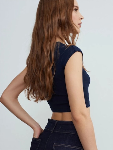 Dilvin Blusen in Blau