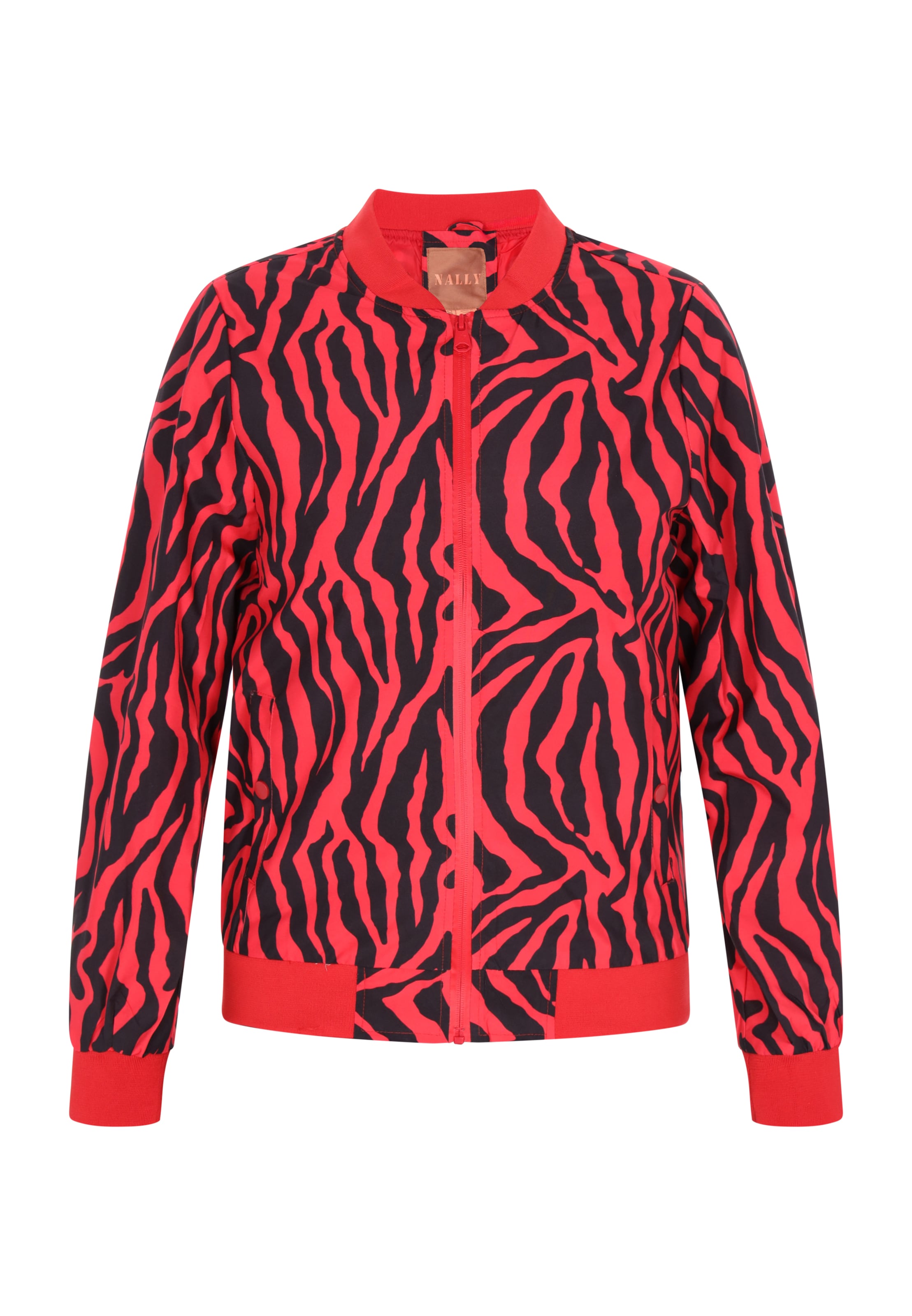NALLY Between-season jacket in Red: front