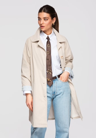 Ombre Between-Seasons Coat 'Colc' in Beige