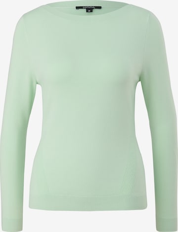 COMMA Sweter w kolorze zielony: przód