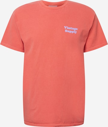 Vintage Supply Shirt in Oranje: voorkant