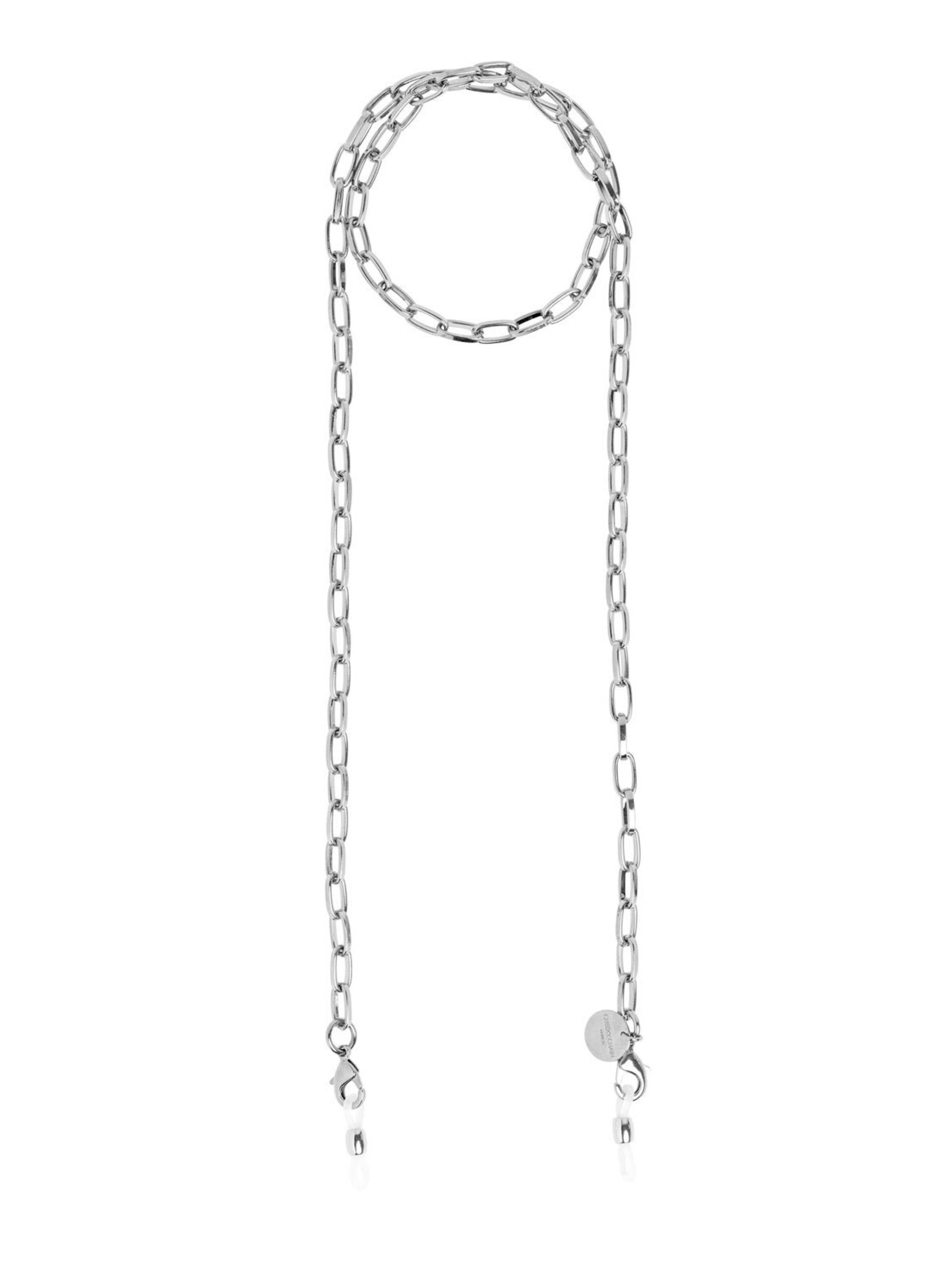 Cheeky Chain Munich Necklace 'True' in Silver: front
