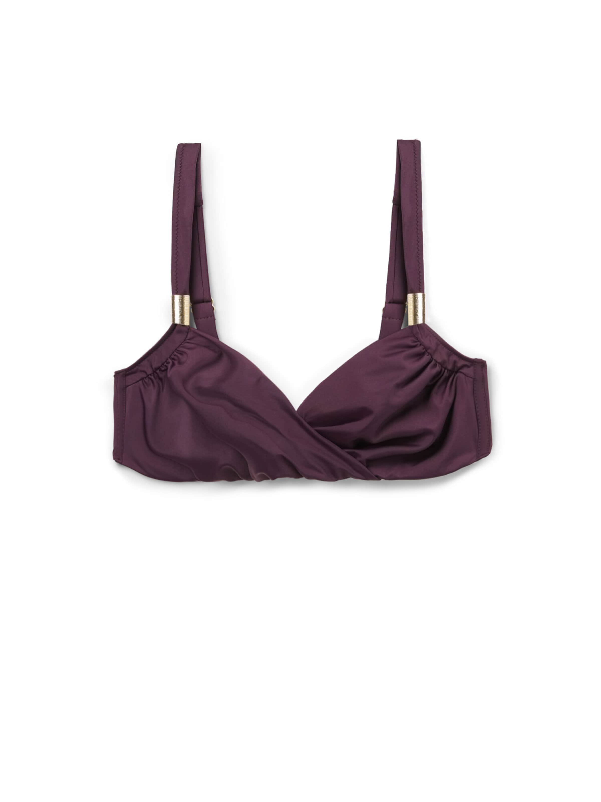 CALZEDONIA Bikini Top in Purple: front