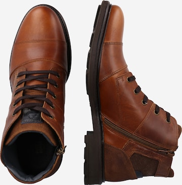 BULLBOXER Lace-Up Boots in Brown