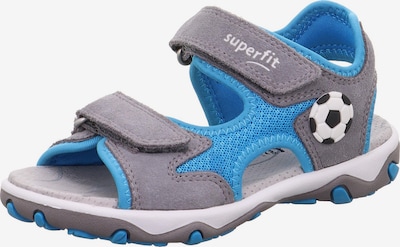 SUPERFIT Ανοικτά παπούτσια ''Mike 3.0' σε αζούρ / γκρι / μαύρο / λευκό, Άποψη προϊόντος