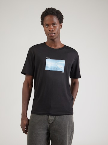 JACK & JONES - Camiseta 'JCOPOINT' en negro: frente