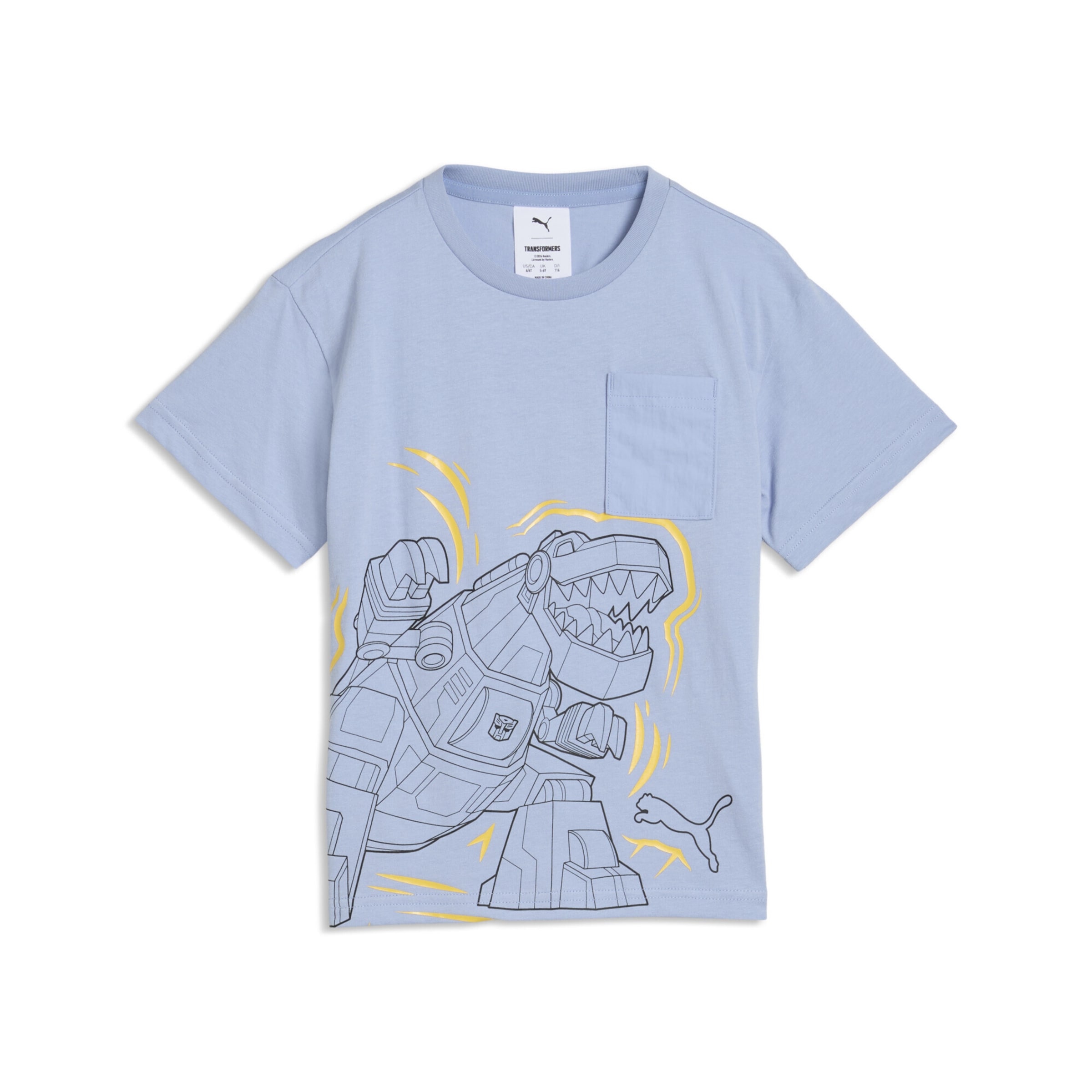 PUMA Shirt 'Puma x Transformers' in Blue: front