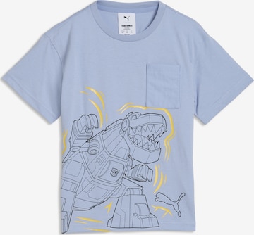 PUMA Shirt 'Puma x Transformers' in Blue: front