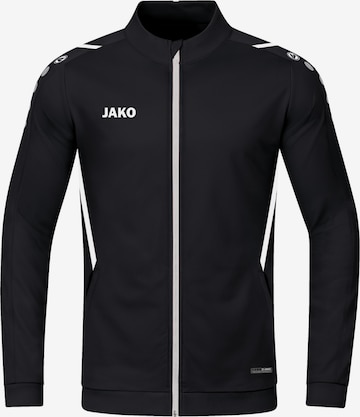 JAKO Athletic Jacket in Black: front