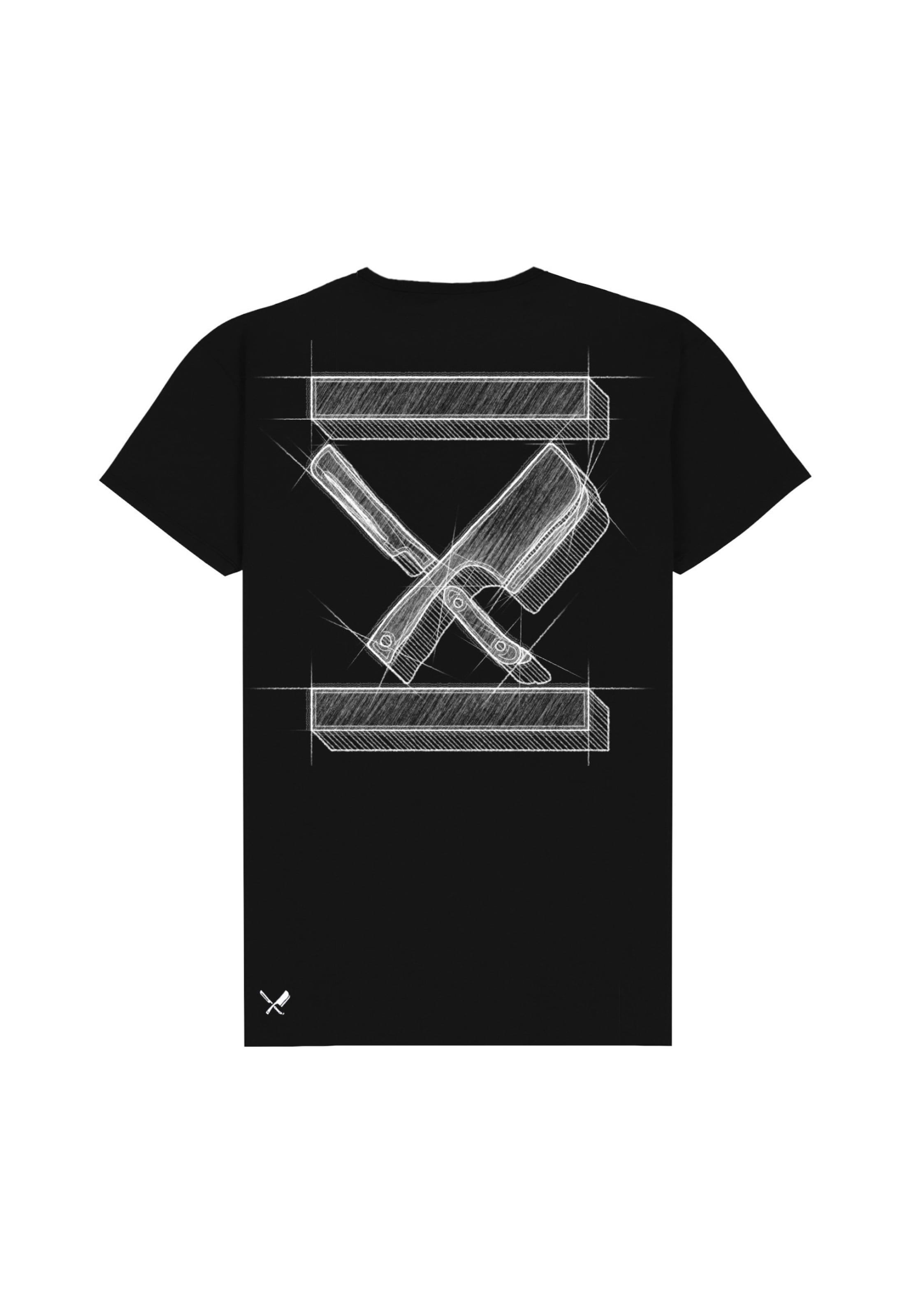 Distorted People Póló - fekete: elől