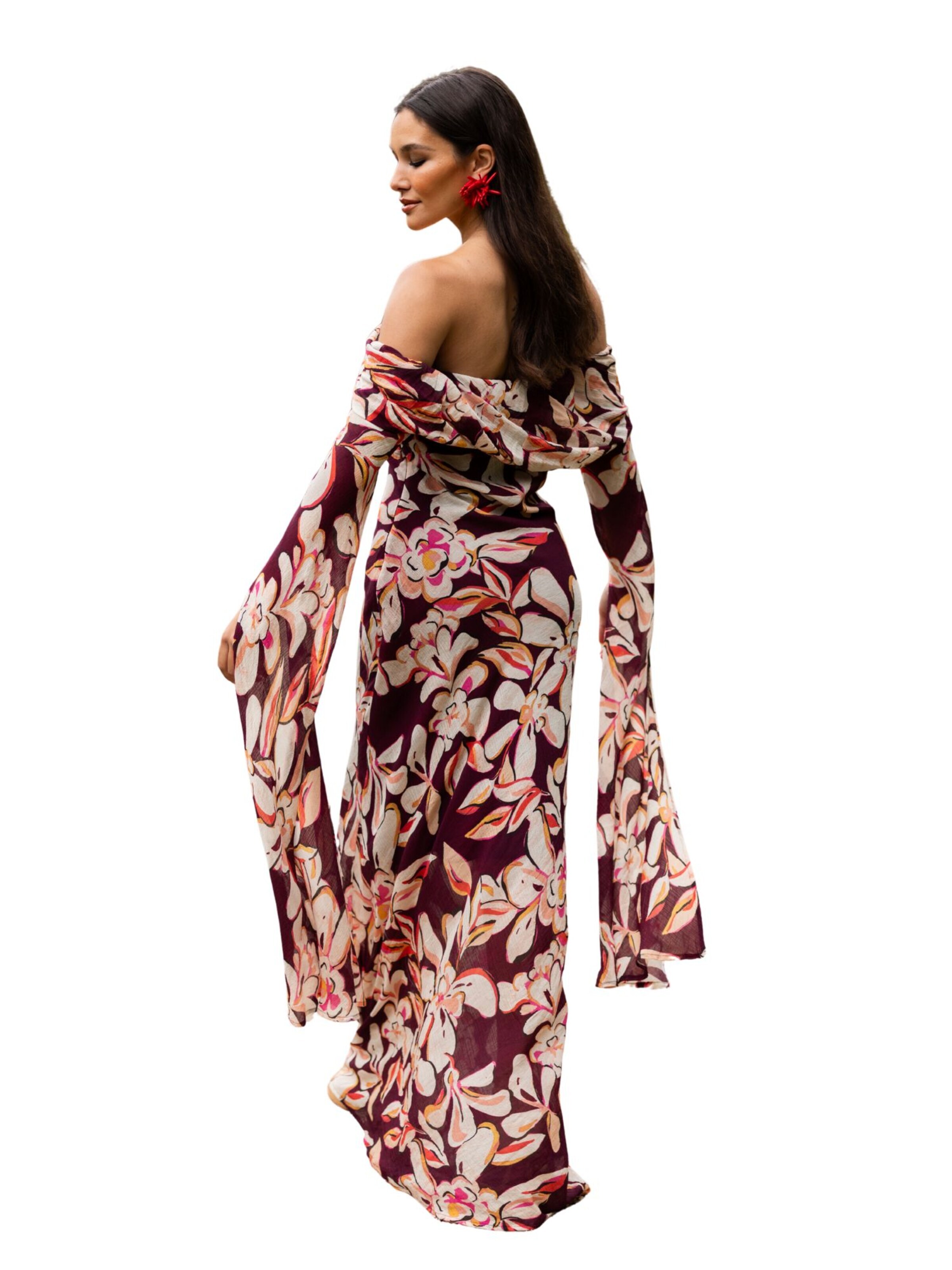 Abito da cocktail 'Habarana' di Nisia PartyWear in rosso