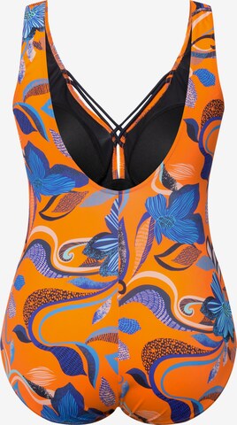 Ulla Popken Swimsuit in Orange