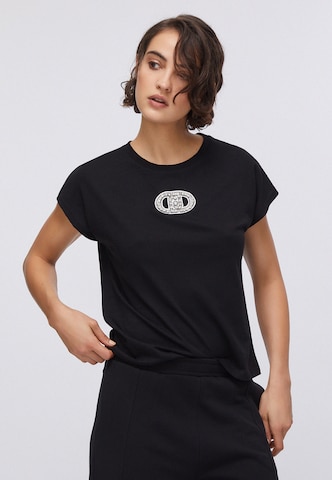 T-shirt Liu Jo en noir : devant