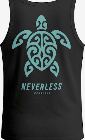 Neverless Shirt 'Honolulu Turtel' in Blue: front