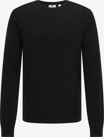 Mo ESSENTIALS Sweater in Black: front