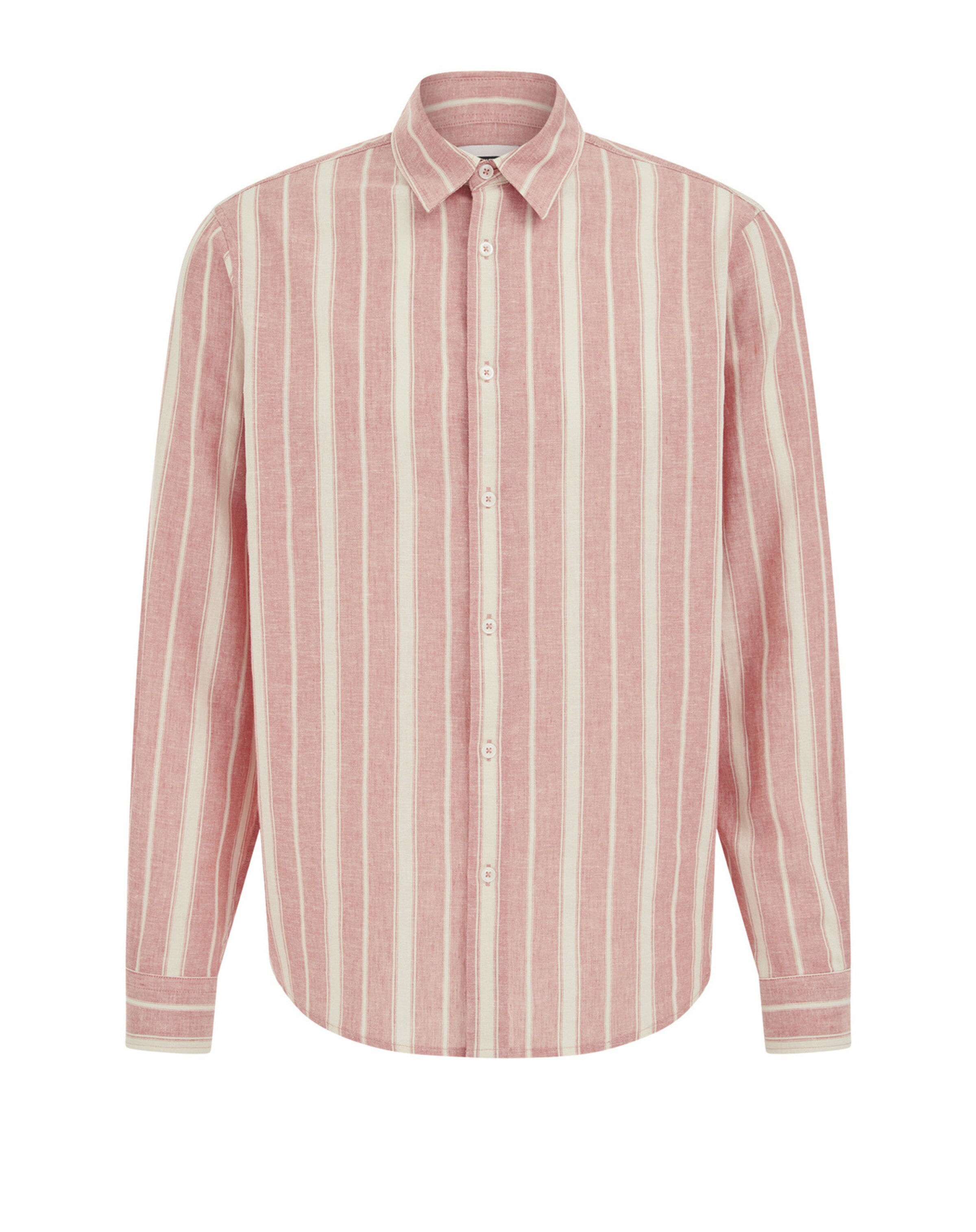 WE Fashion Triiksärk beež / meleeritud punane, Tootevaade