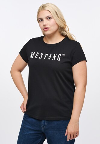 MUSTANG Shirt in Schwarz: predná strana