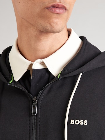 BOSS Sweatvest in Zwart