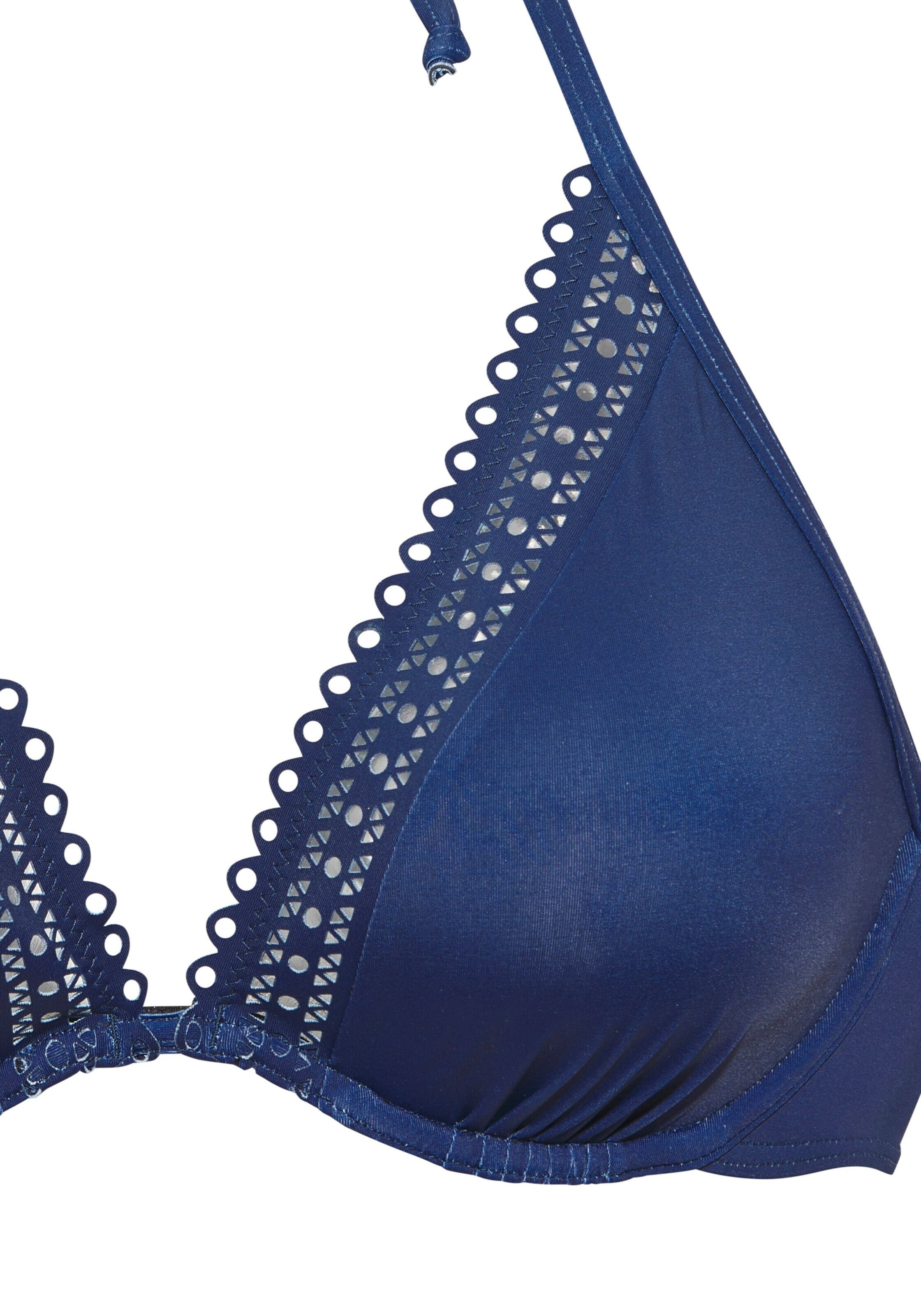s.Oliver Trojuholníky Bikinový top - Modrá