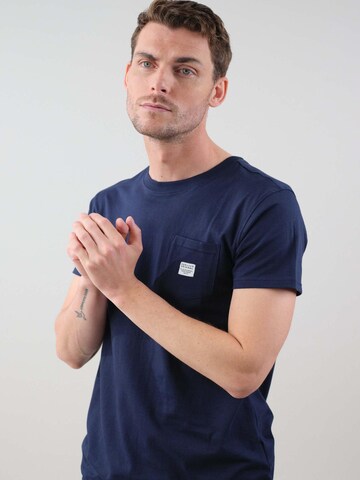 T-Shirt 'Basito' Deeluxe en bleu
