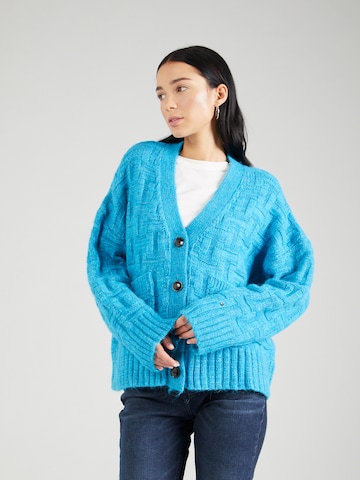 TOMMY HILFIGER Knit Cardigan in Blue: front