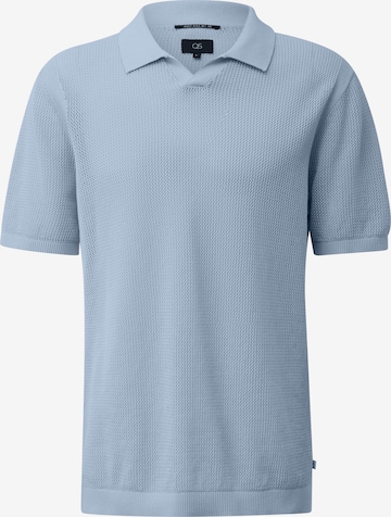 T-Shirt QS en bleu : devant