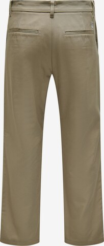 regular Pantaloni chino 'Edge' di Only & Sons in beige