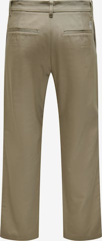 regular Pantaloni chino 'Edge' di Only & Sons in beige