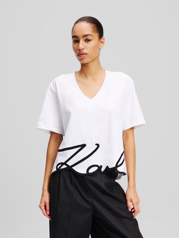 Maglietta di Karl Lagerfeld in bianco