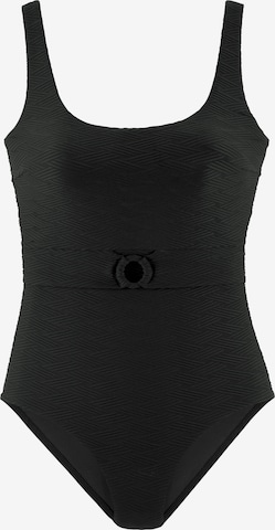 SUNSEEKER Bustier Badeanzug in Schwarz: predná strana