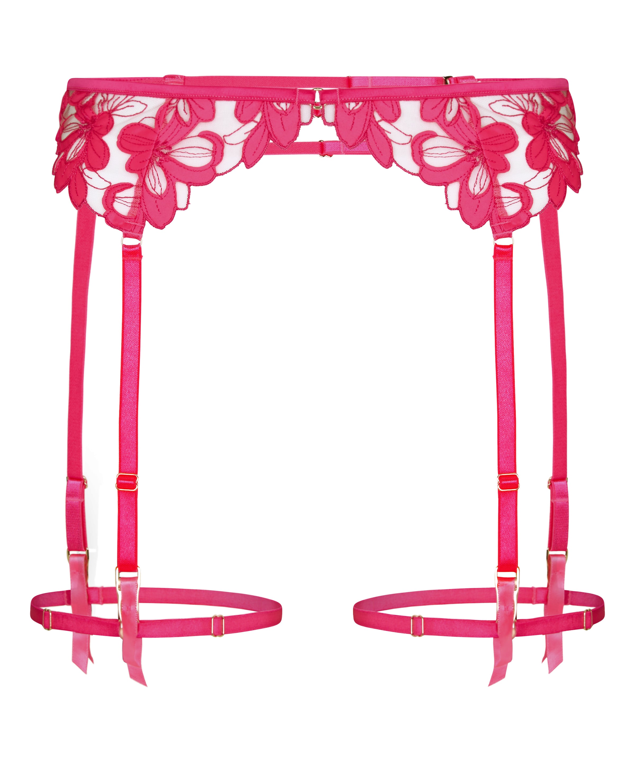 Hunkemöller Strumpfhalter 'Beatrice' in Pink: Vorderseite