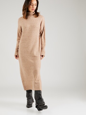 A-VIEW Knitted dress 'Penny' in Beige: front