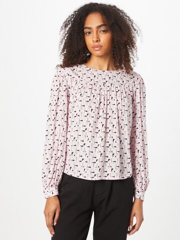 QS Blouse in Roze: voorkant