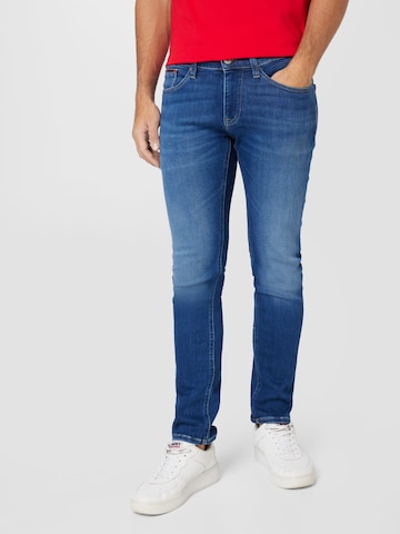 Slimfit Jeans 'SCANTON' de la Tommy Jeans pe albastru: față