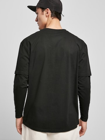 Urban Classics Regular fit Shirt in Zwart